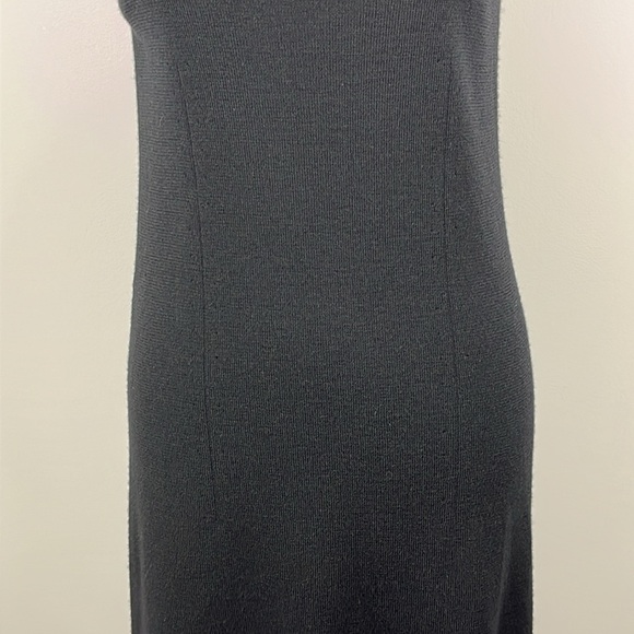 Vintage Parisian Signature 100% Merino Wool Sweater Dress Sz M Minimalist 90’s - Picture 7 of 15